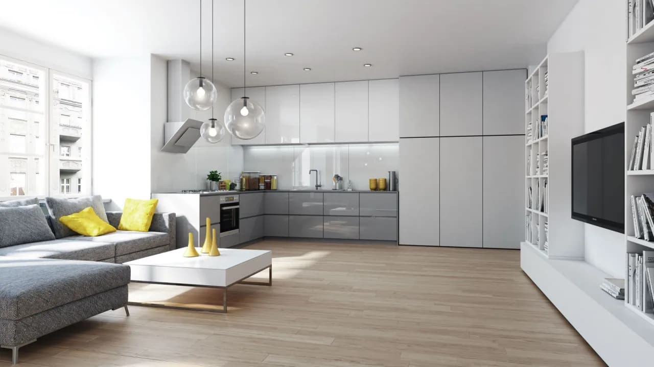 Jak połączyć kolorystycznie salon z kuchnią, by stworzyć harmonijną przestrzeń Jak połączyć kolorystycznie salon z kuchnią, by stworzyć harmonijną przestrzeń