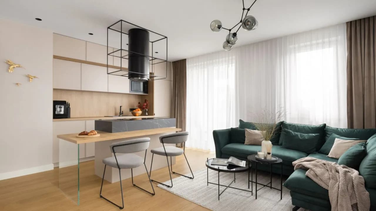 Jak urządzić salon z aneksem kuchennym w bloku – praktyczne porady i inspiracje Jak urządzić salon z aneksem kuchennym w bloku – praktyczne porady i inspiracje