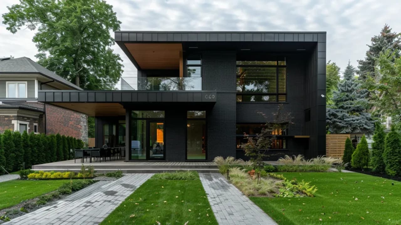 Czarna elewacja z czego? Poznaj najlepsze materiały i ich zalety Czarna elewacja z czego? Poznaj najlepsze materiały i ich zalety