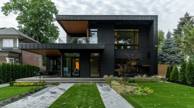 Czarna elewacja z czego? Poznaj najlepsze materiały i ich zalety Czarna elewacja z czego? Poznaj najlepsze materiały i ich zalety